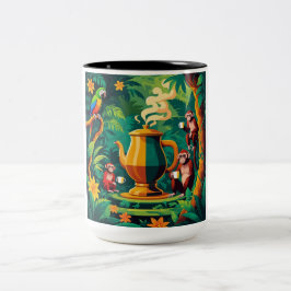Taza Bicolor Café y paraíso