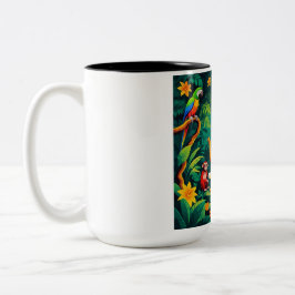 Taza Bicolor Café y paraíso
