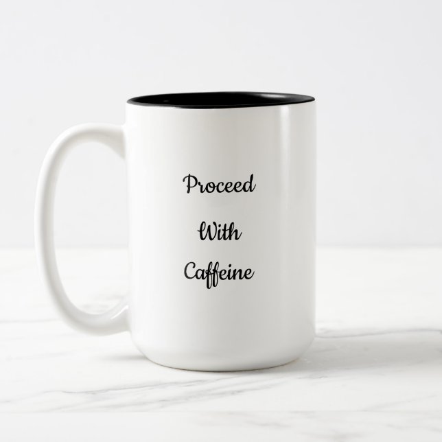 Taza Bicolor Cafeína Deseada (Izquierda)
