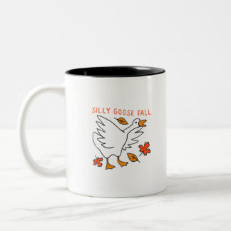 Taza Bicolor Caída de Silly Goose