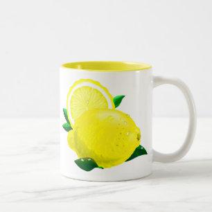 Taza Bicolor Caídas de limón