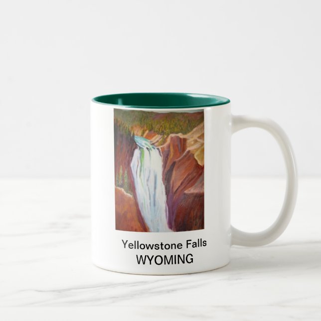 Taza Bicolor Caídas de Yellowstone (Derecha)
