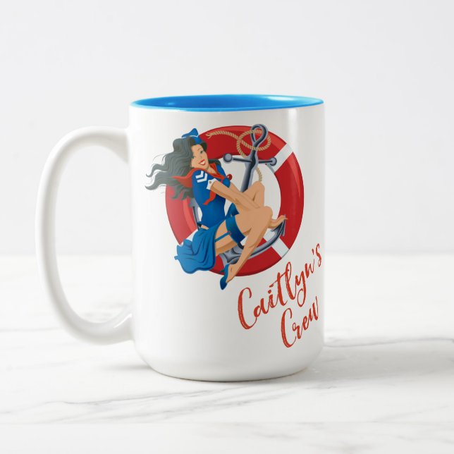 Taza Bicolor Caitlyn O'Leary Crew Mug (Izquierda)
