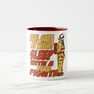 Taza Bicolor Caja fuerte de la sensación, sueño con un bomber
