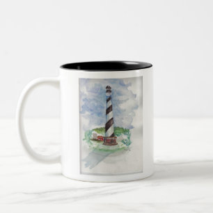 TAZA BICOLOR CAJA HATTERAS LIGHTHOUSE