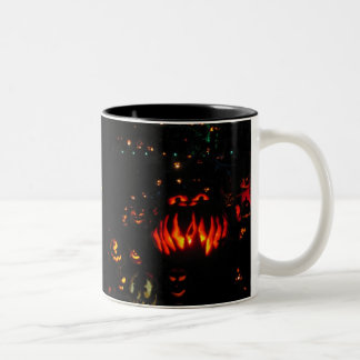 Taza Bicolor calabaza de Halloween
