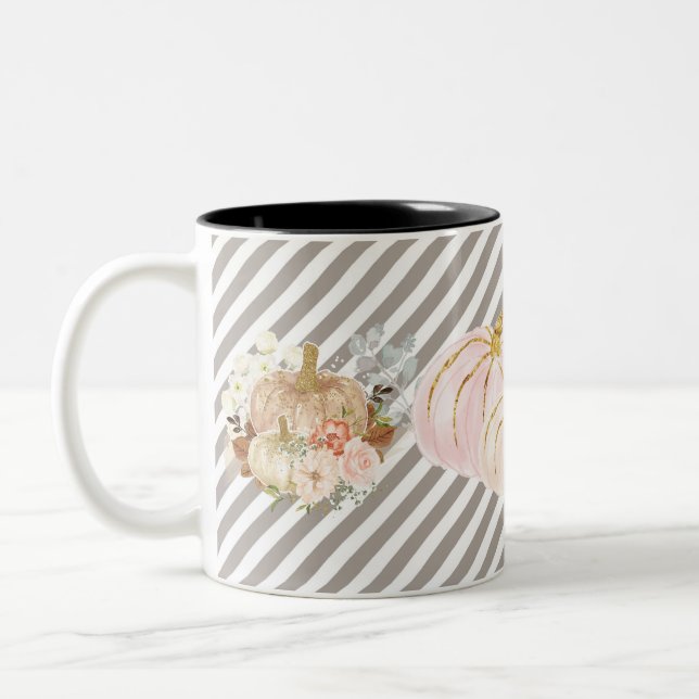 Taza Bicolor Calabaza de leopardo otoñal (Izquierda)