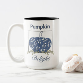 Taza Bicolor Calabaza En Luz - Esplandor De Calabaza