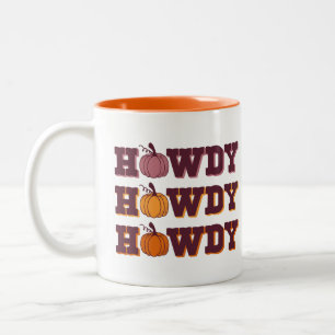 Taza Bicolor Calabaza Halloween Café Mug