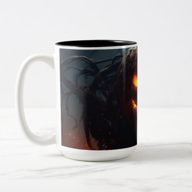 Taza Bicolor Calabaza malvada (Izquierda)