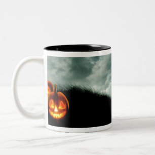 Taza Bicolor Calabazas de Halloween