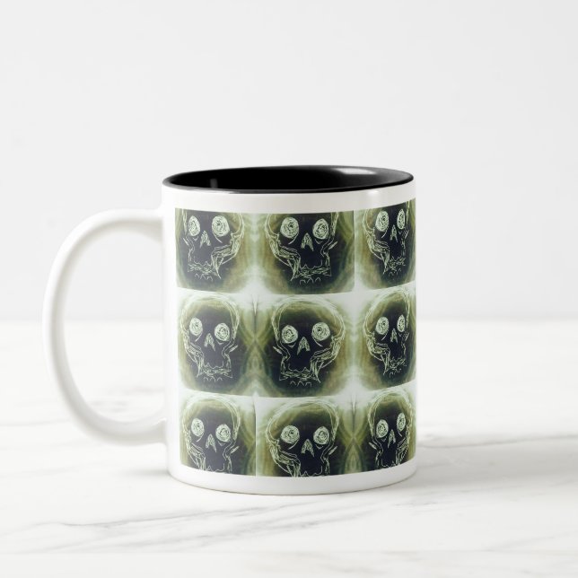 Taza Bicolor calavera (Izquierda)