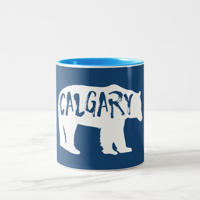 Taza Bicolor Calgary Alberta Bear (Centro)