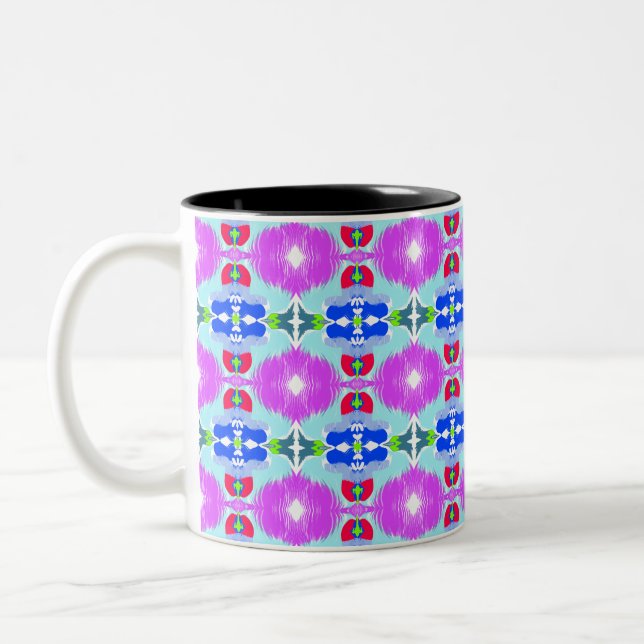Taza Bicolor Calidoscopio Flor de Azure (Izquierda)