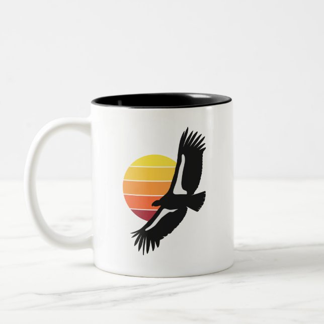 Taza Bicolor California Condor Coffee Mug (Izquierda)