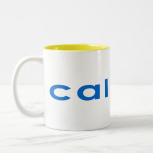Taza Bicolor California - para siempre - refresqúese