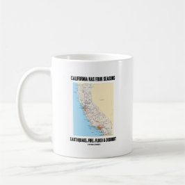 Taza Bicolor California tiene inundación del fuego del