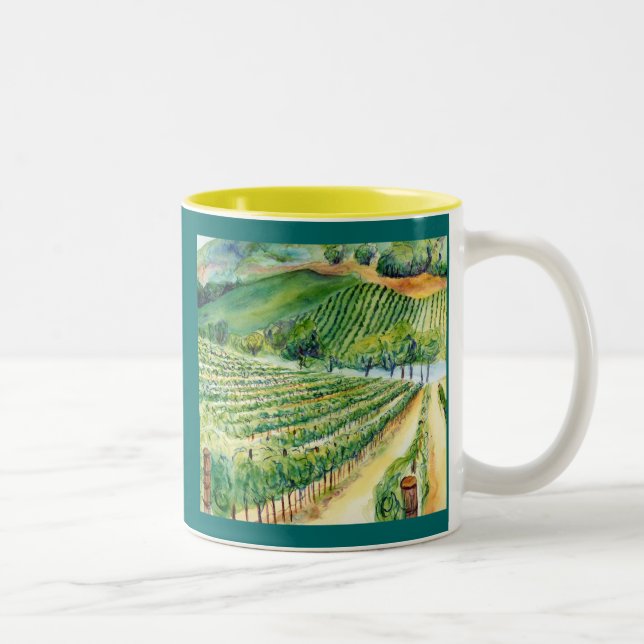 Taza Bicolor California Vineyard Mug (Derecha)
