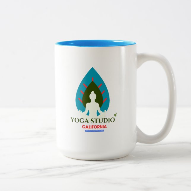 Taza Bicolor California Yoga Studio (Derecha)