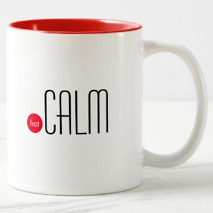 Taza Bicolor Calle caliente: Divertida expresión técnica de neg