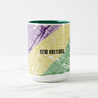 Taza Bicolor Calles de Nueva Orleans Mug