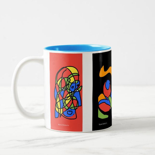 Taza Bicolor caluroso y acogedor (Izquierda)