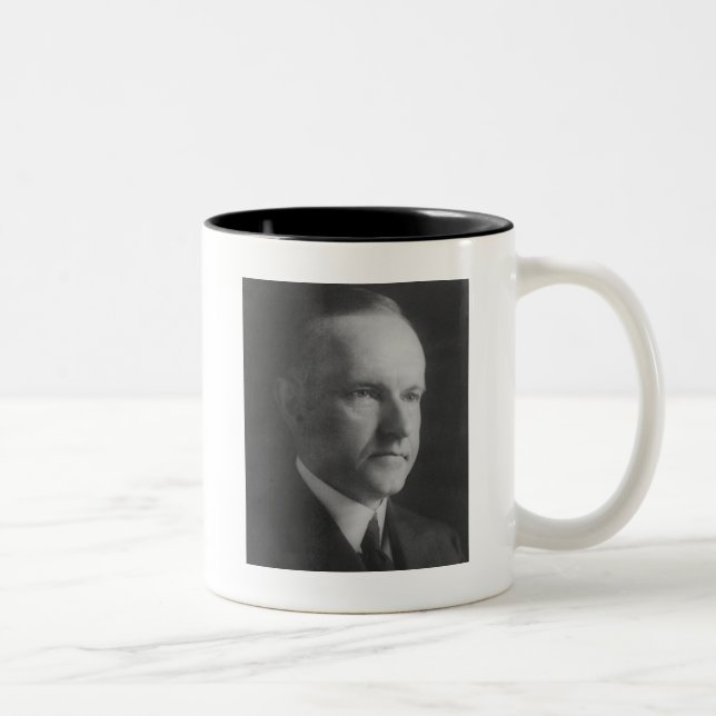 Taza Bicolor Calvin Coolidge (Derecha)