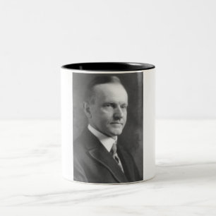 Taza Bicolor Calvin Coolidge