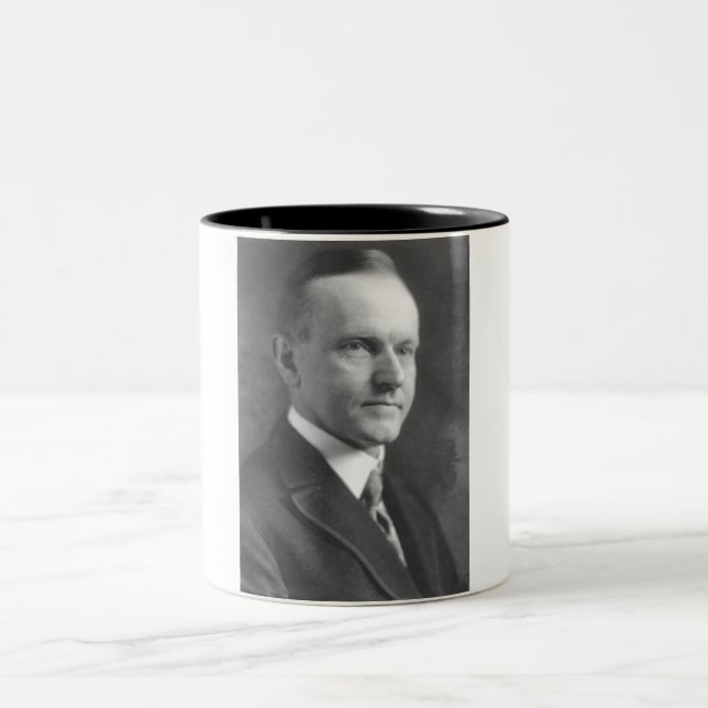 Taza Bicolor Calvin Coolidge (Centro)