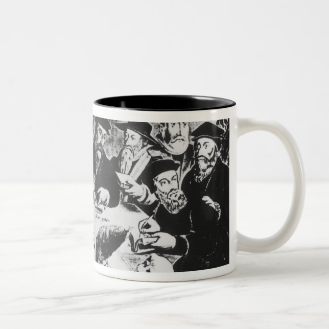 Taza Bicolor Calvin y Luther (grabado) (Derecha)