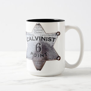 Taza Bicolor Calvinist de 6 puntos