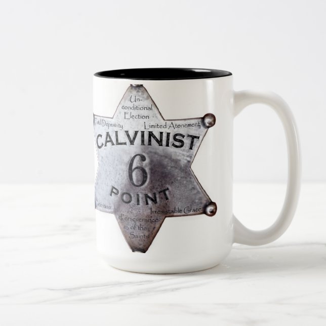 Taza Bicolor Calvinist de 6 puntos (Derecha)