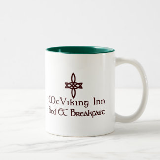 Taza Bicolor Cama y desayuno del mesón de McViking