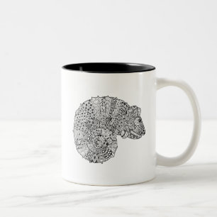 Taza Bicolor Camaleón inspirado 2