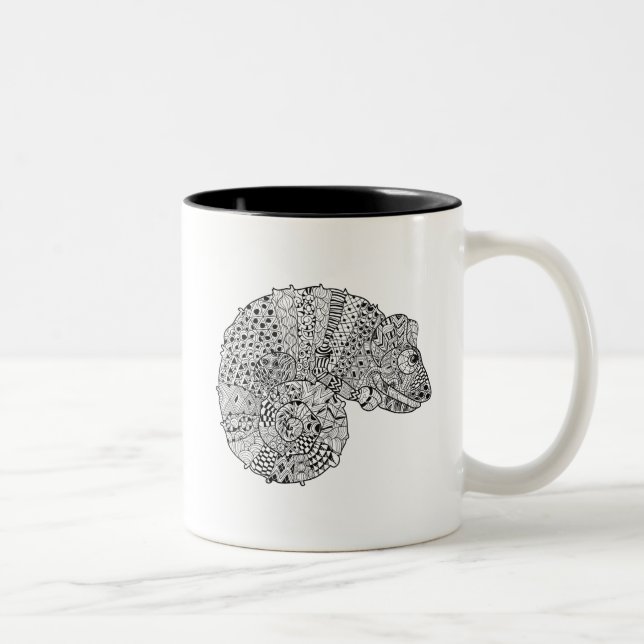 Taza Bicolor Camaleón inspirado 2 (Derecha)