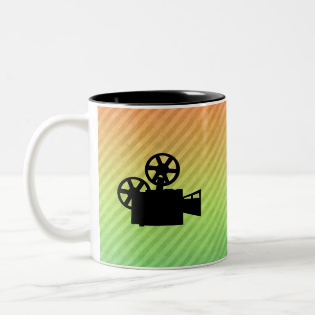 Taza Bicolor Cámara de película (Izquierda)