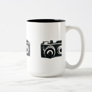 Taza Bicolor Cámaras antiguas