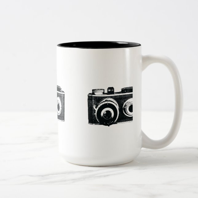 Taza Bicolor Cámaras antiguas (Derecha)