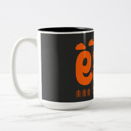 Taza Bicolor Cambio climático | Contaminación por carbono | Cam