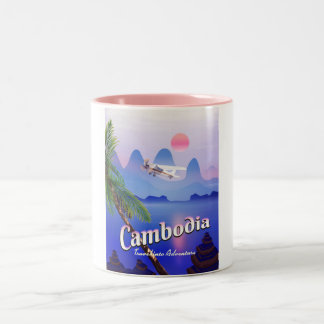 Taza Bicolor Camboya: 'Viaja a la aventura'