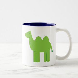 Taza Bicolor Camello verde lindo