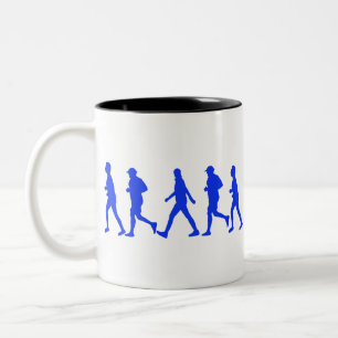 Taza Bicolor Caminando en jogging
