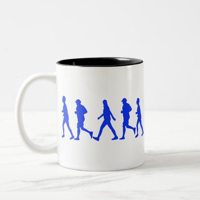 Taza Bicolor Caminando en jogging (Izquierda)