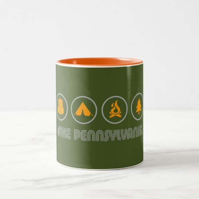 Taza Bicolor Caminata por Pensilvania (Centro)