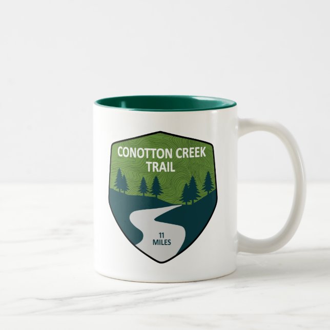 Taza Bicolor Camino de Conotton Creek (Derecha)