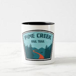 Taza Bicolor Camino de la Carretera de Pine Creek