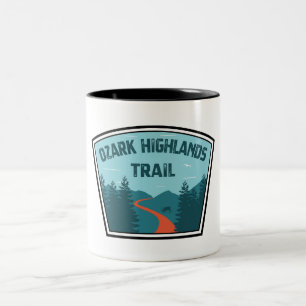 Taza Bicolor Camino de las tierras altas de Ozark