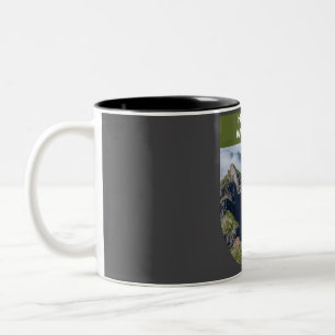 TAZA BICOLOR CAMINO MÁS PREOCUPANTE MENOS - CIFRA DE SENDERISMO