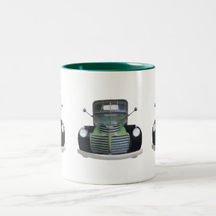 Taza Bicolor Camión antiguo de 1947 Foto Café Mugs