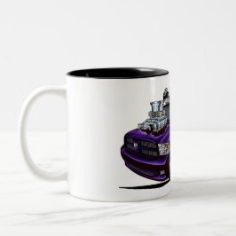 Taza Bicolor Camión loco Dodge Ram plum